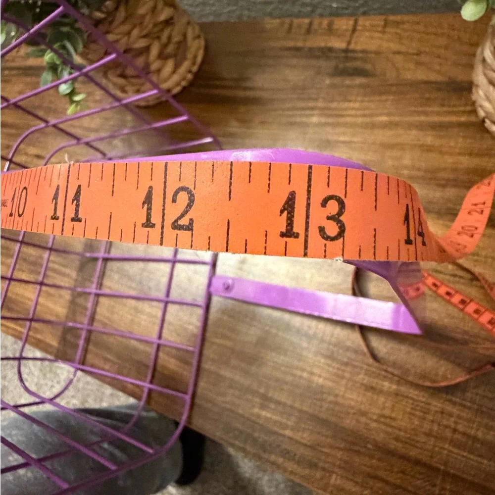 Purple Wire Basket with Handle